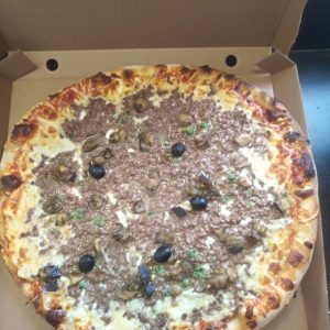 Pizza à la viande de boeuf